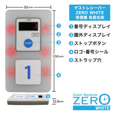 画像1: ゲストレシーバー ZERO-WHITE　受信機 [GR-100W]